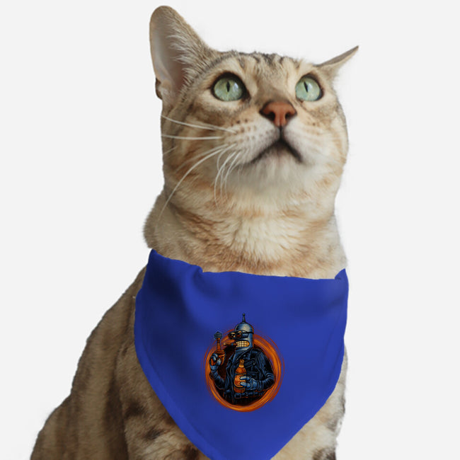 Benderminator-cat adjustable pet collar-glitchygorilla