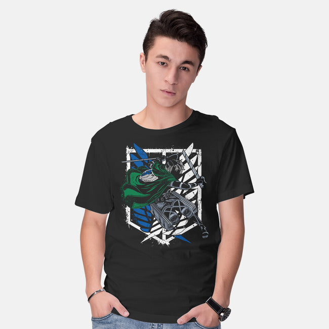 Titan Slayer-mens basic tee-Rogelio