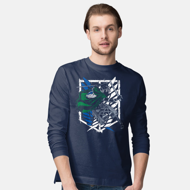 Titan Slayer-mens long sleeved tee-Rogelio