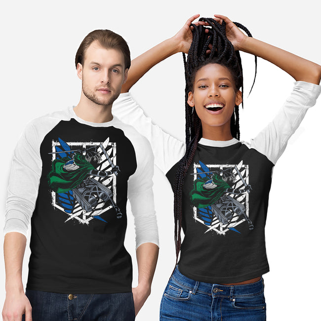 Titan Slayer-unisex baseball tee-Rogelio