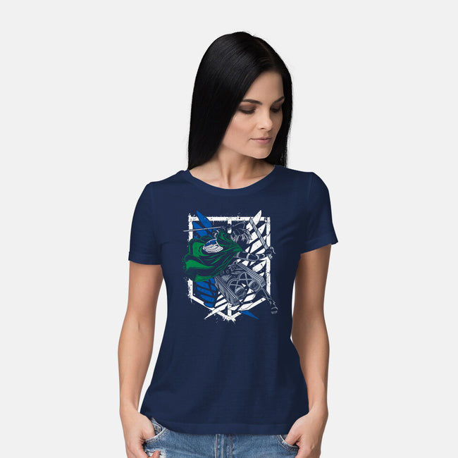 Titan Slayer-womens basic tee-Rogelio
