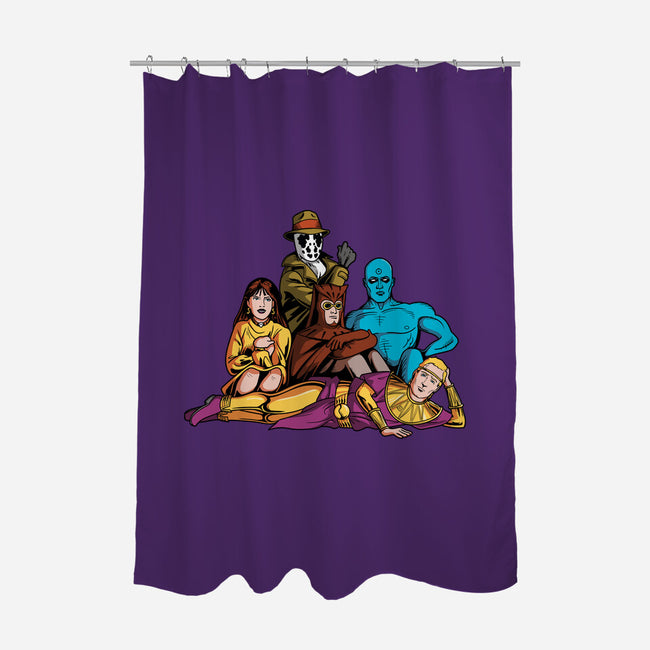 The Watch Club-none polyester shower curtain-jasesa
