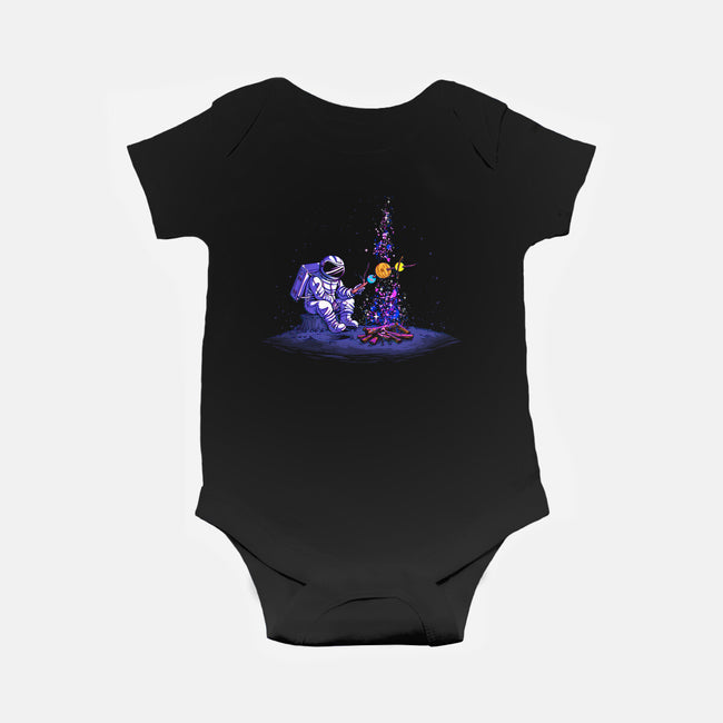 Moon Camping-baby basic onesie-tobefonseca