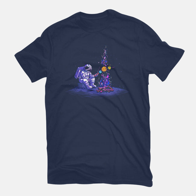 Moon Camping-mens basic tee-tobefonseca