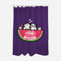 One In A Melon-none polyester shower curtain-krisren28