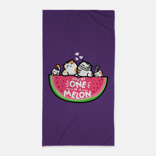 One In A Melon-none beach towel-krisren28