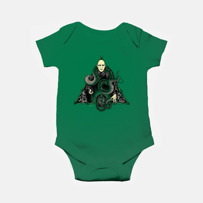 He Who Must Not Be Named-baby basic onesie-glitchygorilla