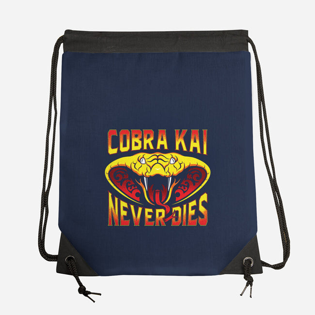 Never Dies-none drawstring bag-DCLawrence
