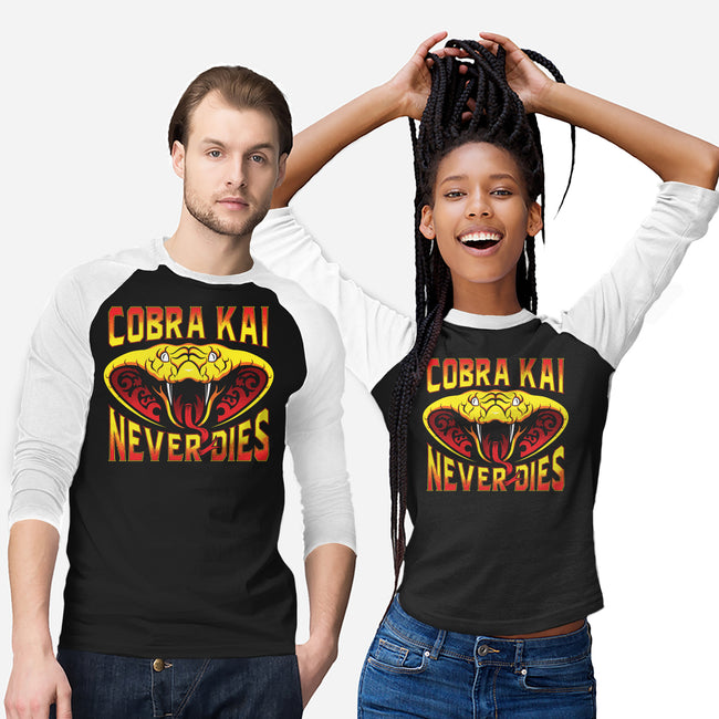Never Dies-unisex baseball tee-DCLawrence