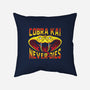 Never Dies-none removable cover w insert throw pillow-DCLawrence