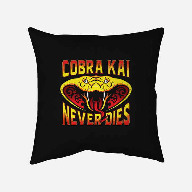Never Dies-none removable cover throw pillow-DCLawrence