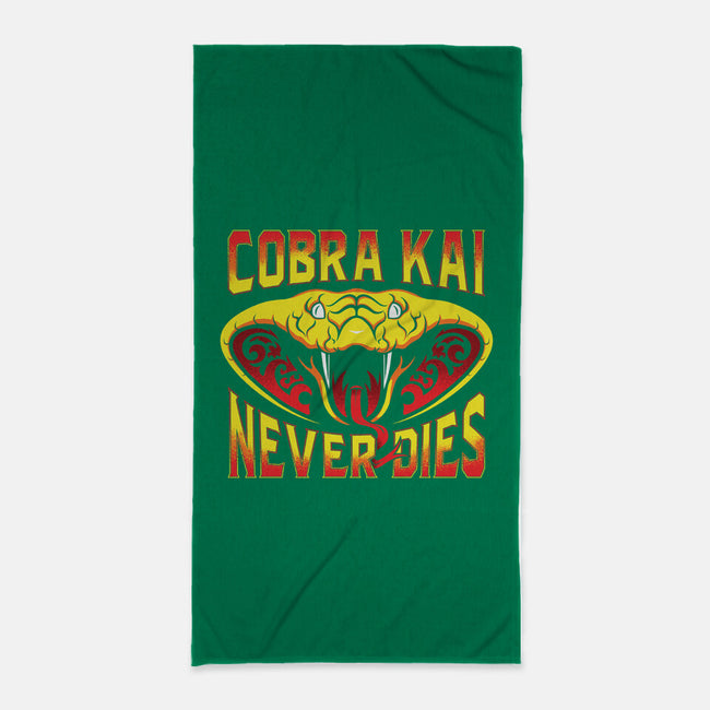 Never Dies-none beach towel-DCLawrence