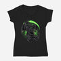 Gift From Hell-womens v-neck tee-spoilerinc