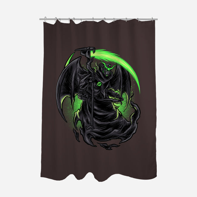 Gift From Hell-none polyester shower curtain-spoilerinc