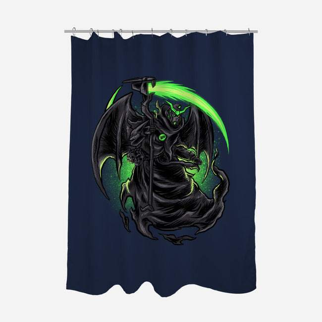 Gift From Hell-none polyester shower curtain-spoilerinc