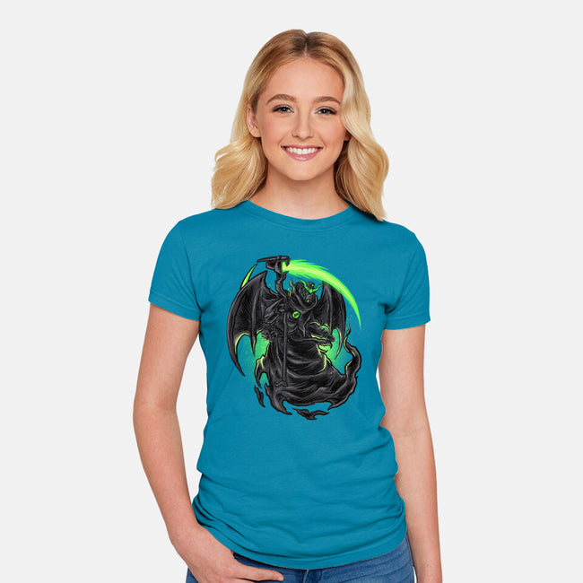 Gift From Hell-womens fitted tee-spoilerinc