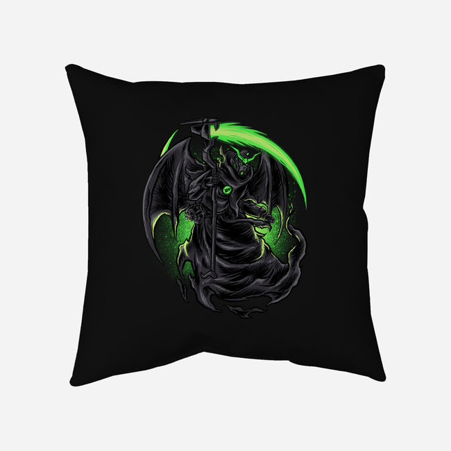 Gift From Hell-none removable cover w insert throw pillow-spoilerinc