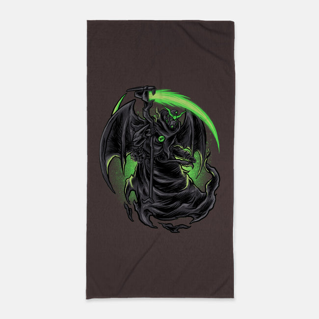 Gift From Hell-none beach towel-spoilerinc