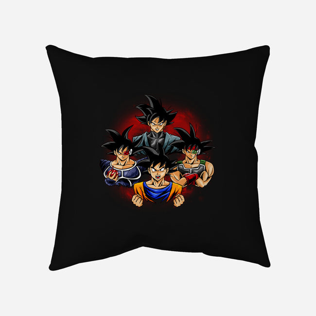 Goku Rhapsody-none removable cover w insert throw pillow-spoilerinc