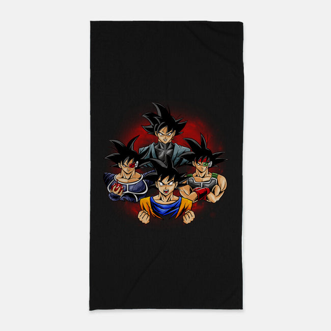 Goku Rhapsody-none beach towel-spoilerinc