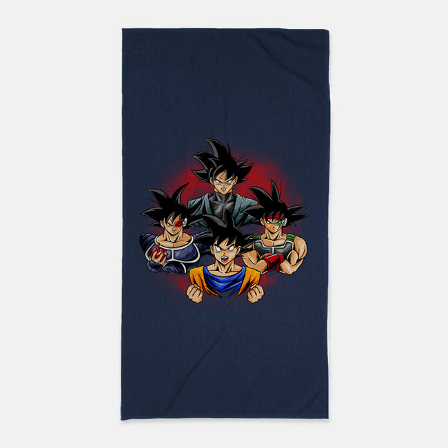 Goku Rhapsody-none beach towel-spoilerinc