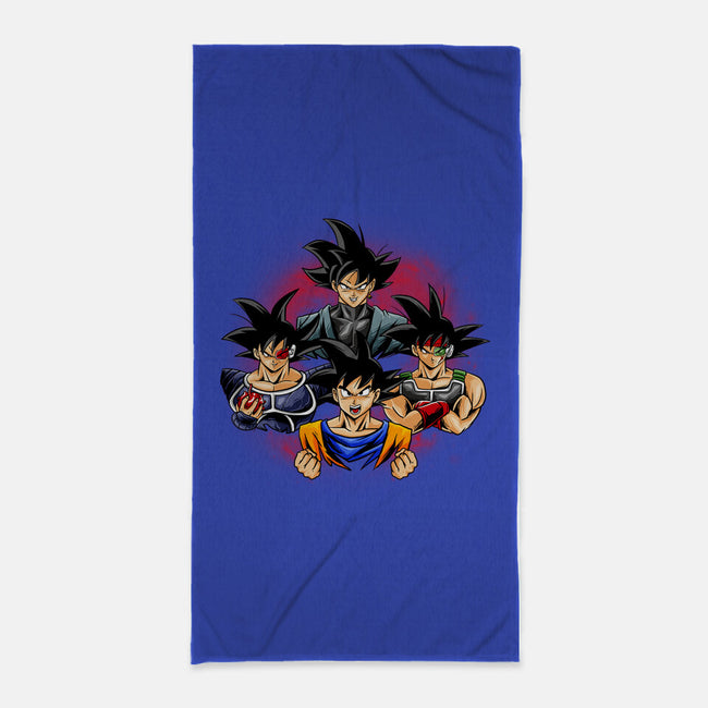 Goku Rhapsody-none beach towel-spoilerinc