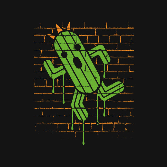Cactuar Graffiti-none removable cover w insert throw pillow-Logozaste