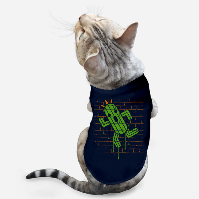 Cactuar Graffiti-cat basic pet tank-Logozaste