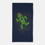 Cactuar Graffiti-none beach towel-Logozaste