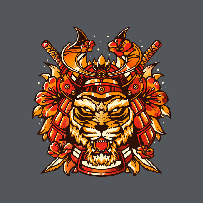 Samurai Warrior Tiger-womens fitted tee-eduely