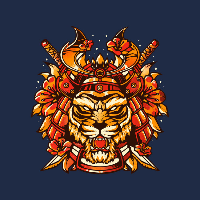 Samurai Warrior Tiger-mens basic tee-eduely