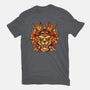 Samurai Warrior Tiger-womens fitted tee-eduely