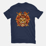 Samurai Warrior Tiger-mens basic tee-eduely