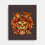Samurai Warrior Tiger-none stretched canvas-eduely