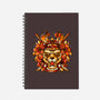 Samurai Warrior Tiger-none dot grid notebook-eduely