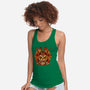 Samurai Warrior Tiger-womens racerback tank-eduely