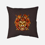Samurai Warrior Tiger-none removable cover w insert throw pillow-eduely