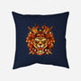 Samurai Warrior Tiger-none removable cover w insert throw pillow-eduely