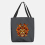 Samurai Warrior Tiger-none basic tote-eduely