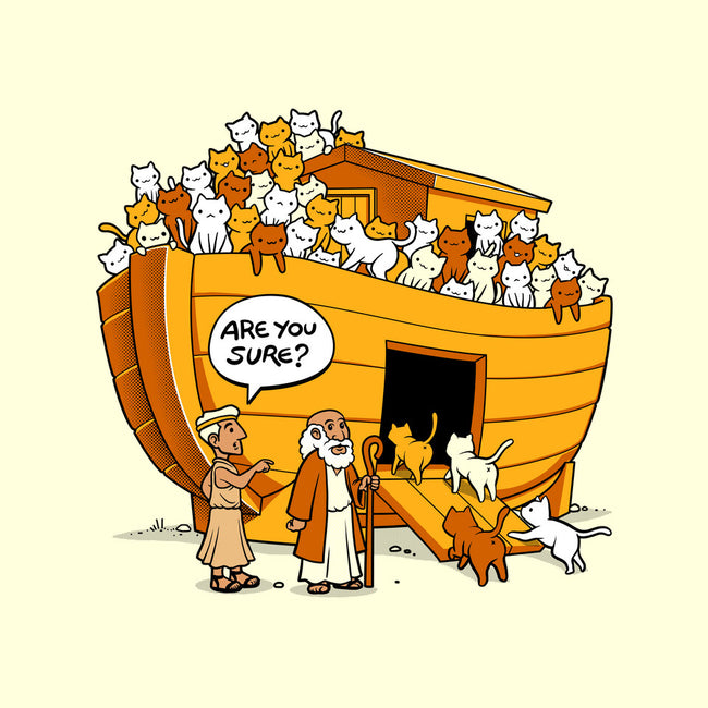 Noah's Ark Cat-none stretched canvas-tobefonseca