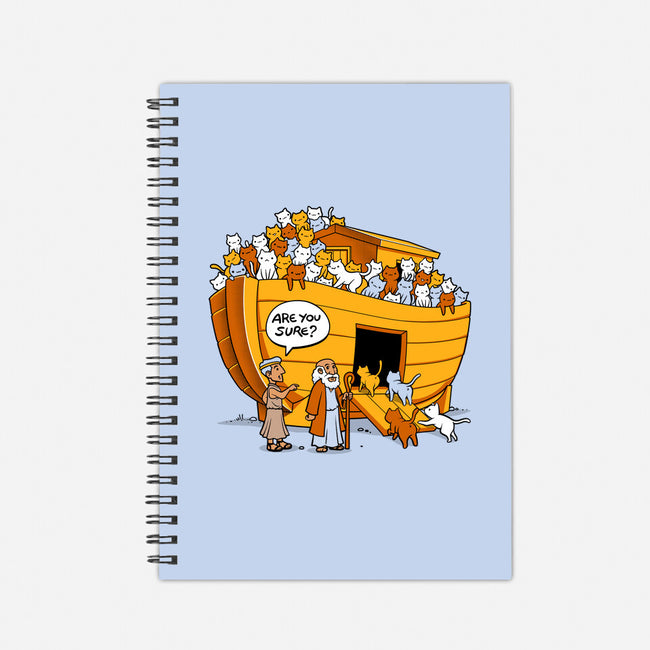 Noah's Ark Cat-none dot grid notebook-tobefonseca