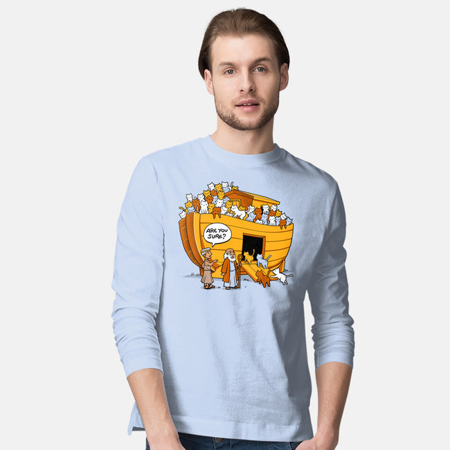 Noah's Ark Cat-mens long sleeved tee-tobefonseca