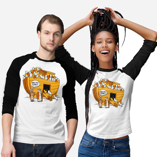Noah's Ark Cat-unisex baseball tee-tobefonseca