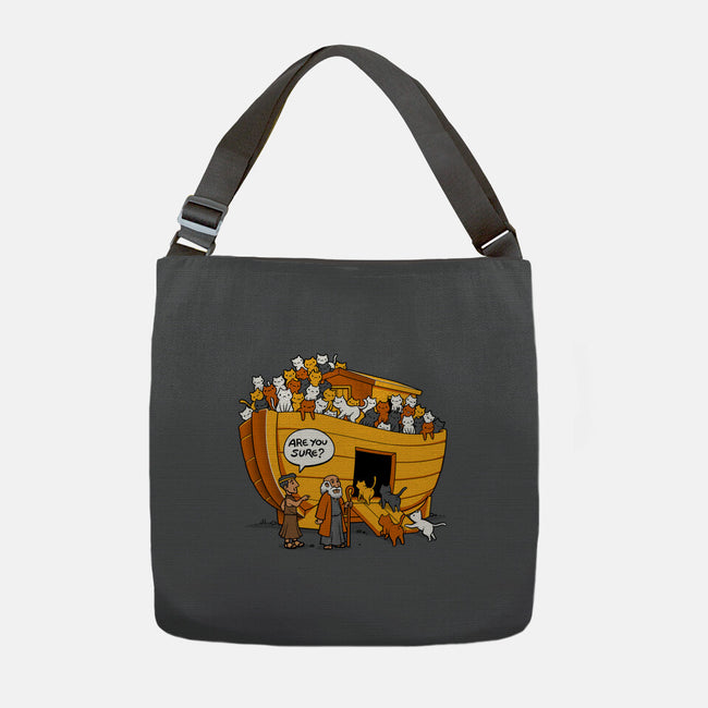 Noah's Ark Cat-none adjustable tote-tobefonseca