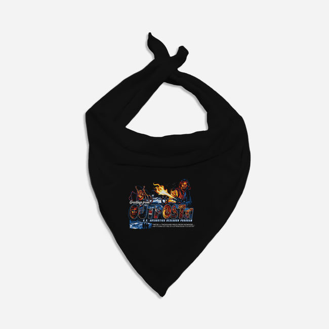 Greetings From Outpost 31-dog bandana pet collar-goodidearyan