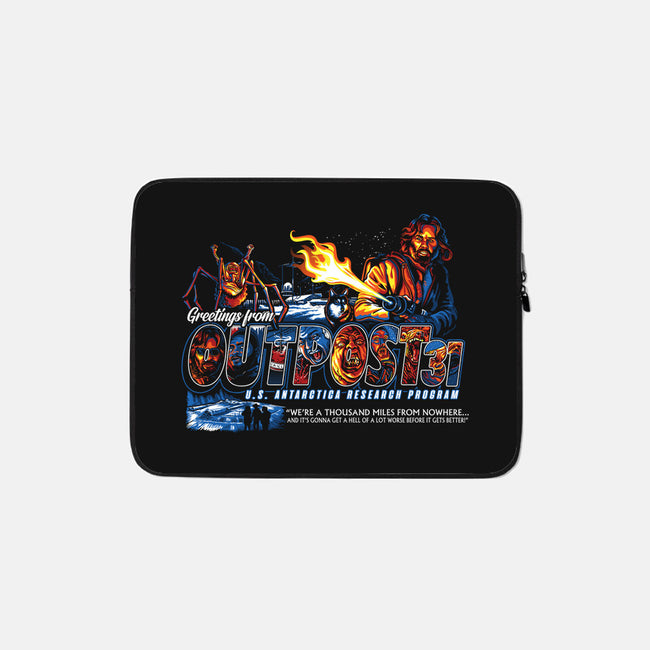 Greetings From Outpost 31-none zippered laptop sleeve-goodidearyan