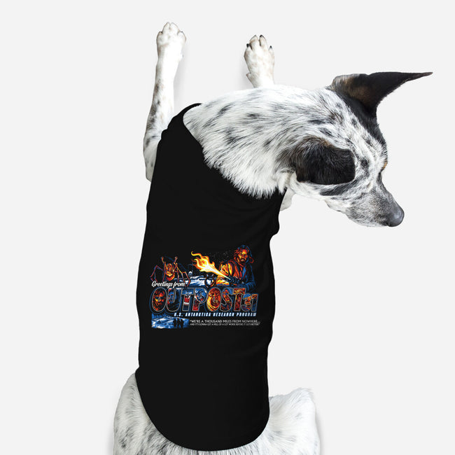 Greetings From Outpost 31-dog basic pet tank-goodidearyan