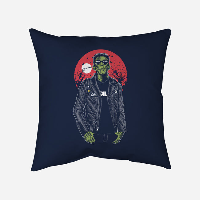 Frankenstein-none removable cover w insert throw pillow-ElMattew