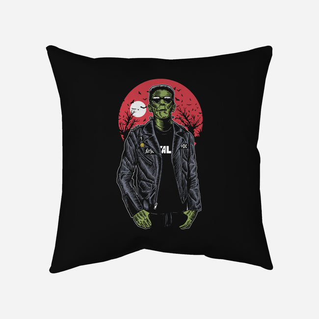 Frankenstein-none removable cover throw pillow-ElMattew