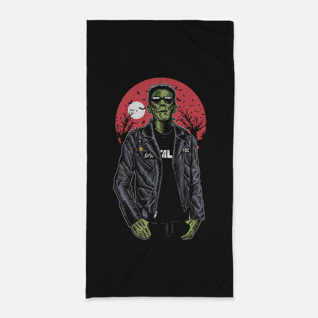 Frankenstein-none beach towel-ElMattew